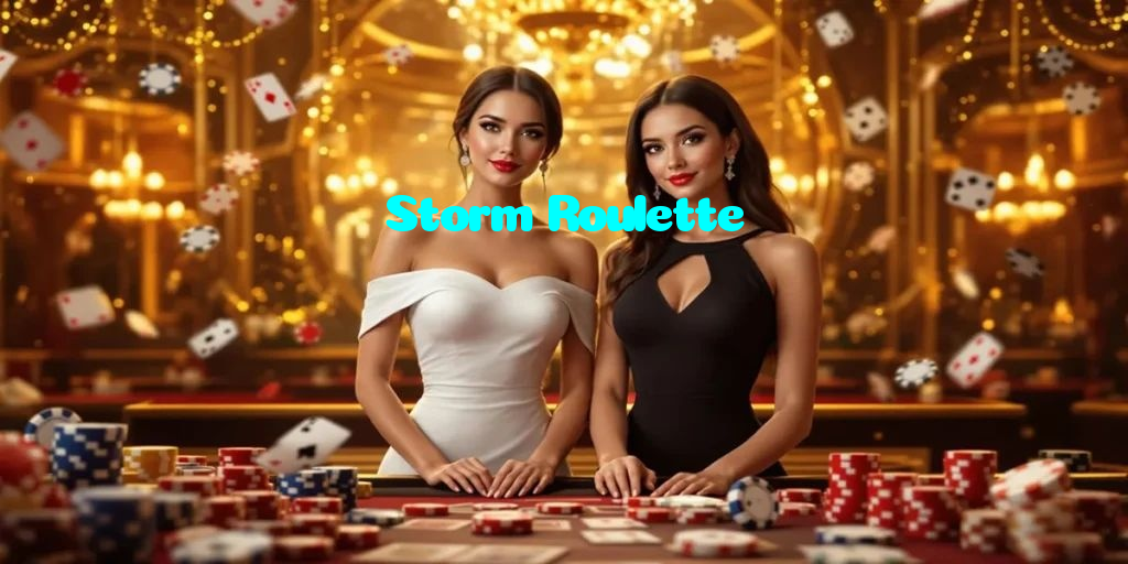 Storm Roulette casino presented on mobile device in Pakistan with slots and live games