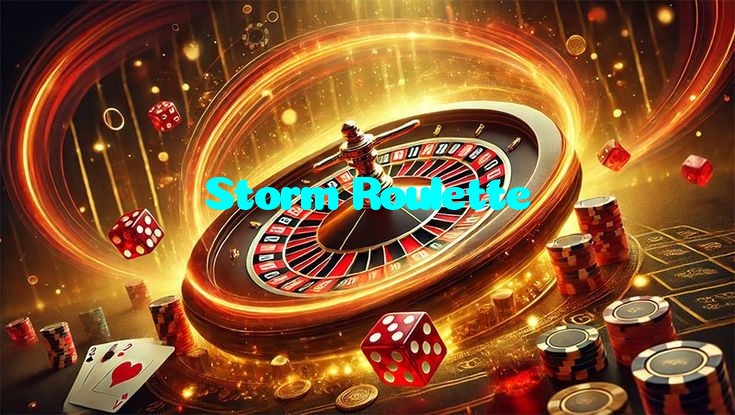 Storm Roulette casino presented on mobile device in Pakistan with slots and live games